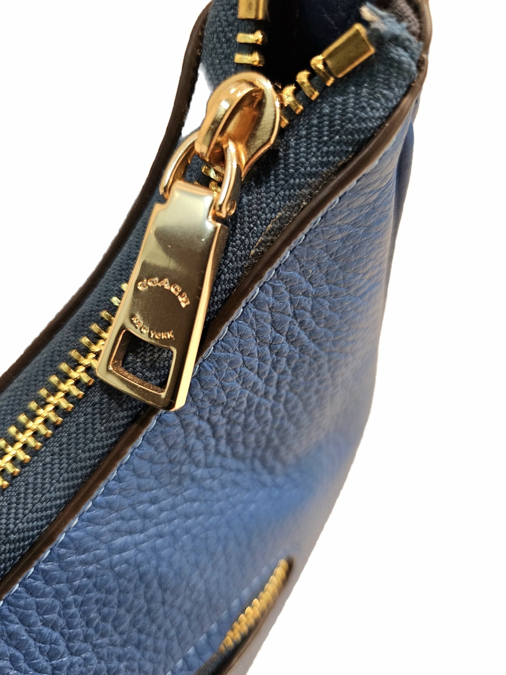 Coach Teri Hobo Bag in Pacific Bright Mineral w/ Gold Hardware - Picture 6 of 12